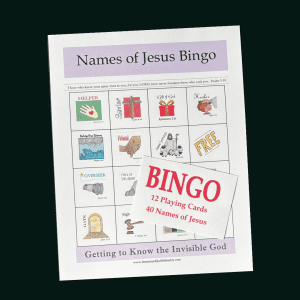 Names of Jesus Bingo