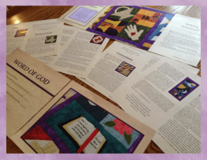 multiple book pages